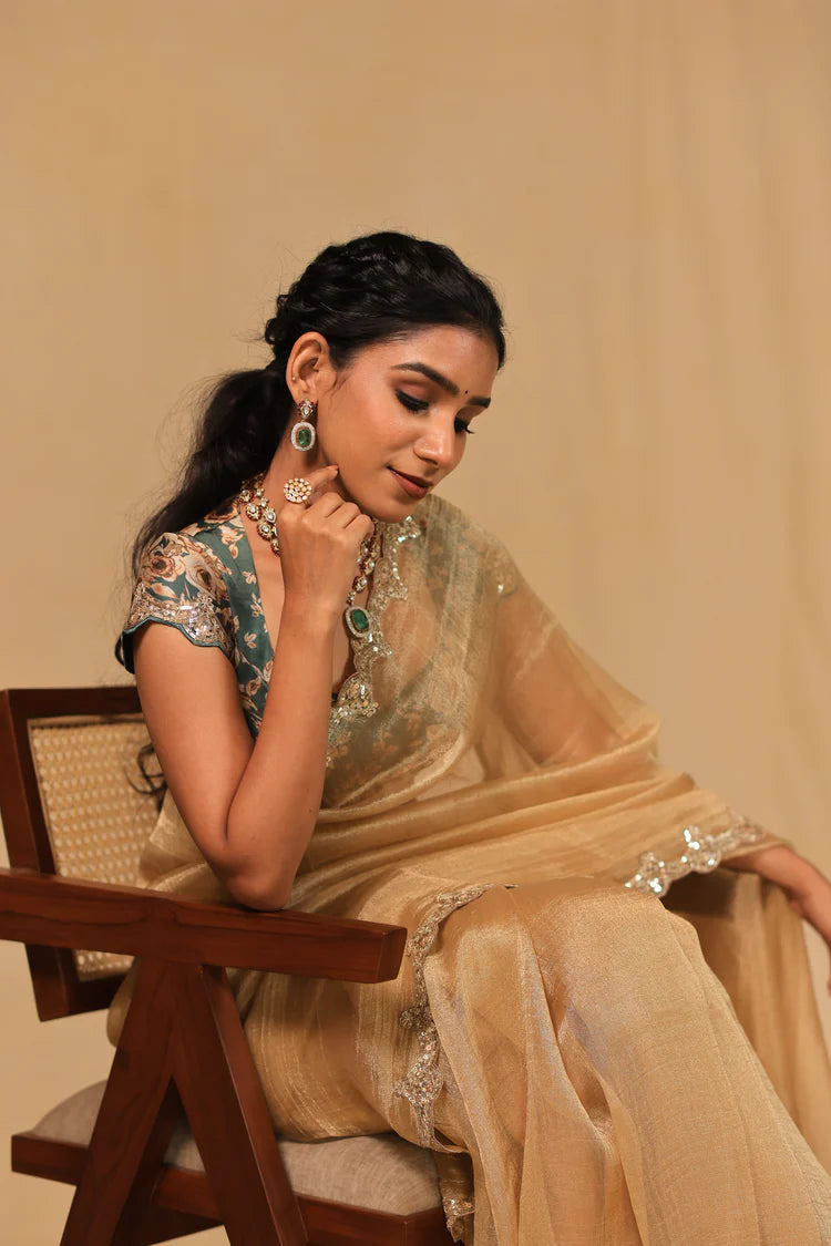 Work saree
